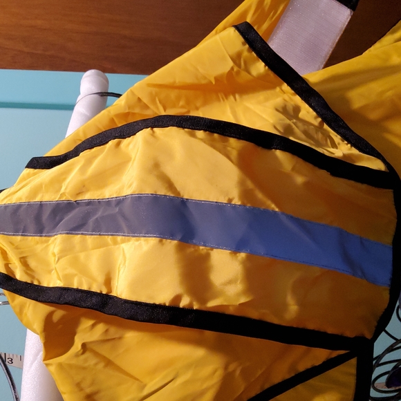 Dog Rain Coat with Hood N Reflective Stripes - Picture 5 of 7